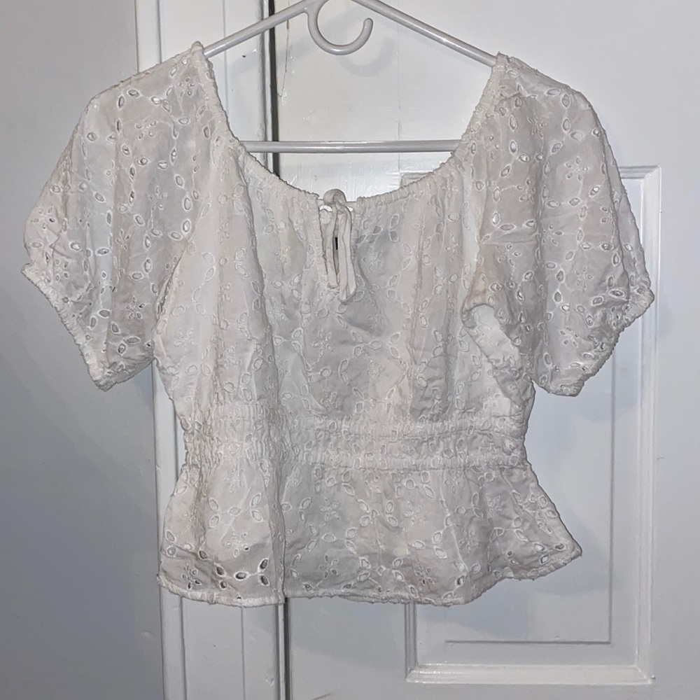 Abercrombie & Fitch white blouse size Small
